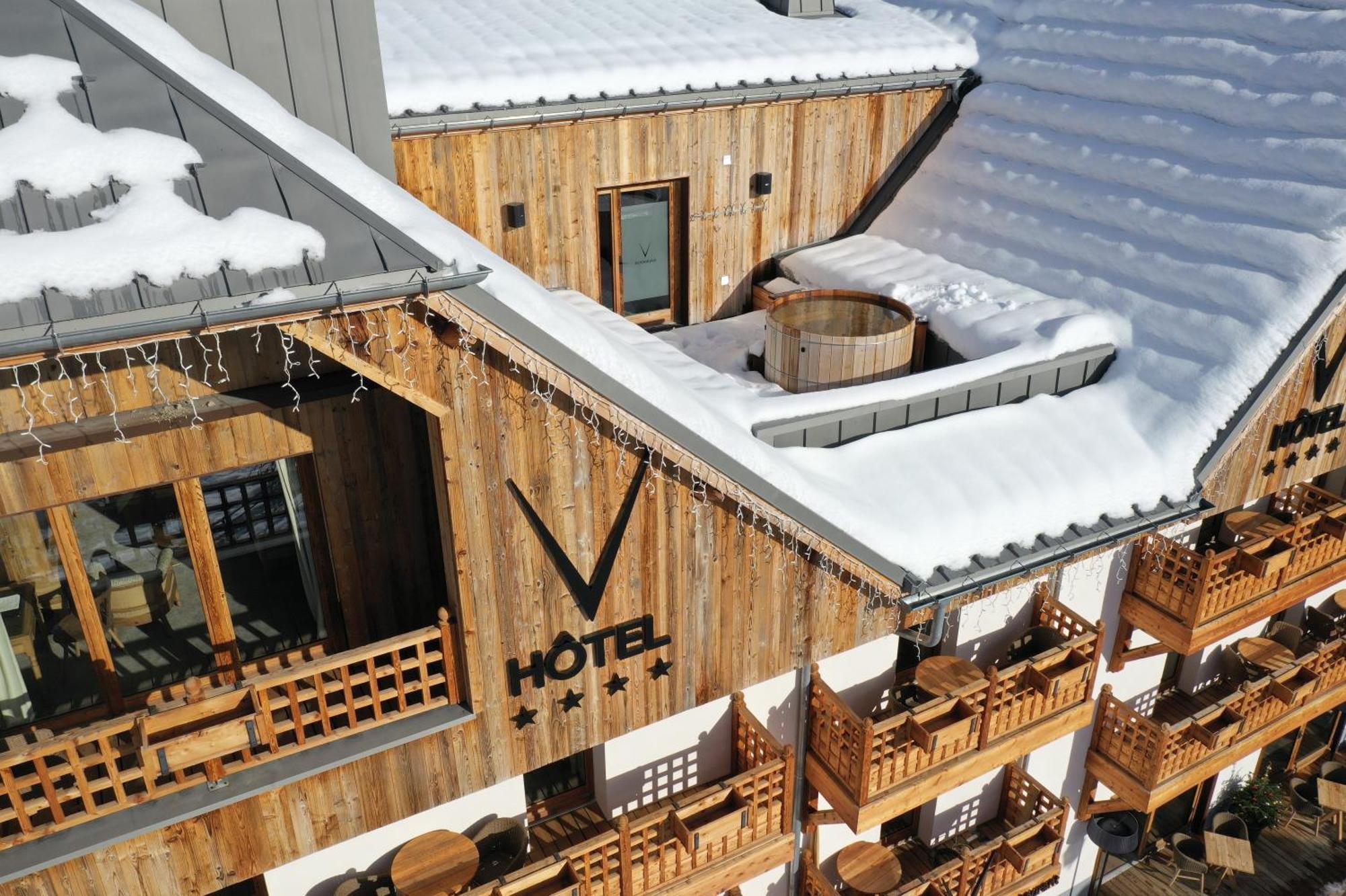 Hotel Le V De Vaujany Dış mekan fotoğraf